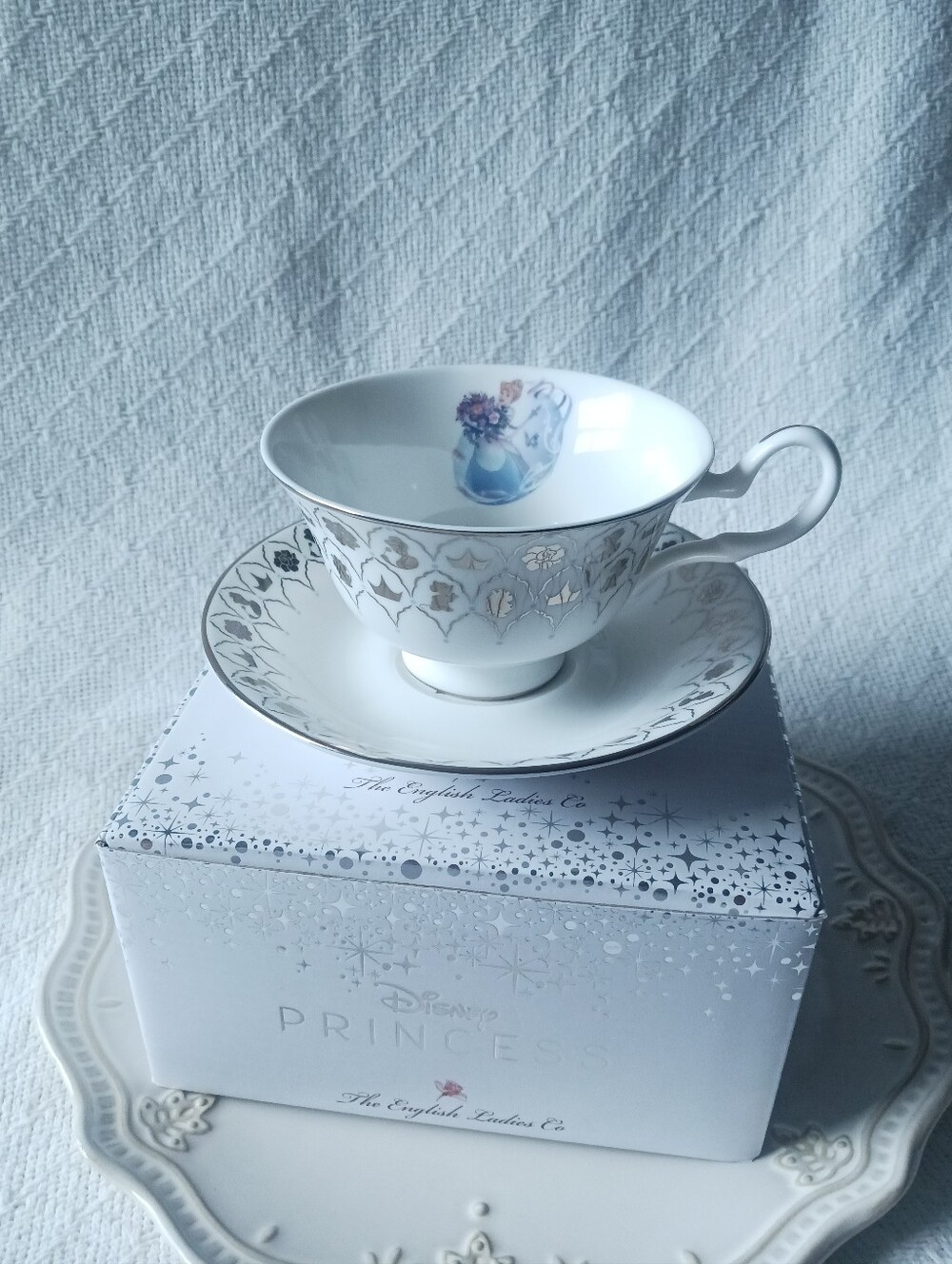 The English Ladies Co. × Disney 100 Disney Princess Cinderella Cup & Saucer Set